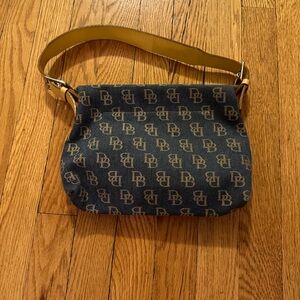 Vintage Dooney & Bourke small denim purse